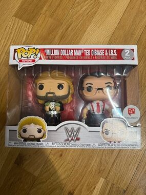 Funko POP! WWE Ted DiBiase & I.R.S. 2-Pack - Black, Gold, White, Red